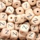 Lettere 12mm Legno Stampato in Superficie