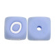 Lettere 12mm Silicone Azzurro Pastello/Bianco