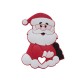 Massaggiagengive Babbo Natale in silicone – Accessorio festoso per neonati e creazioni handmade
