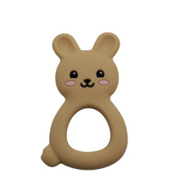 Massaggiagengive Coniglio in silicone – Accessorio dolce e sicuro per neonati e creazioni handmade
