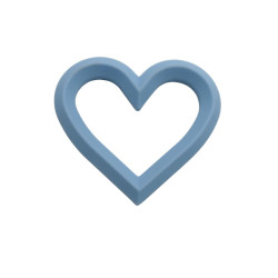 Massaggiagengive Cuore in silicone – Sicuro, anallergico, ideale per creazioni baby