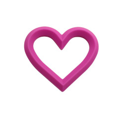 Massaggiagengive Cuore in silicone – Sicuro, anallergico, ideale per creazioni baby