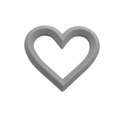 Massaggiagengive Cuore in silicone – Sicuro, anallergico, ideale per creazioni baby