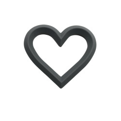 Massaggiagengive Cuore in silicone – Sicuro, anallergico, ideale per creazioni baby