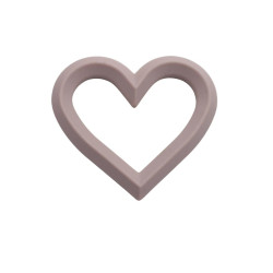 Massaggiagengive Cuore in silicone – Sicuro, anallergico, ideale per creazioni baby