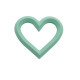 Massaggiagengive Cuore in silicone – Sicuro, anallergico, ideale per creazioni baby
