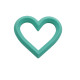Massaggiagengive Cuore in silicone – Sicuro, anallergico, ideale per creazioni baby