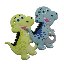 Massaggiagengive Dinosauro in Silicone – Sicuro, Morbido e Perfetto per i Neonati
