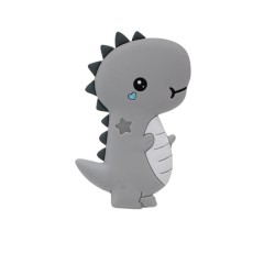 Massaggiagengive Dinosauro in silicone – Accessorio sicuro e giocoso per neonati e progetti handmade