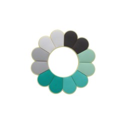 Massaggiagengive Fiore Colorato in silicone – Accessorio sicuro e allegro per neonati e creazioni handmade
