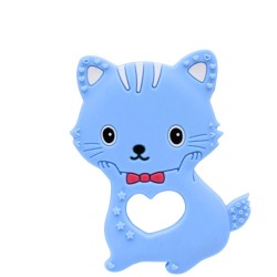 Massaggiagengive Gattino in silicone – Accessorio sicuro e creativo per neonati handmade