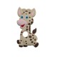 Massaggiagengive Giraffa in silicone – Accessorio dolce e sicuro per neonati e creazioni handmade