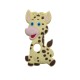 Massaggiagengive Giraffa in silicone – Accessorio dolce e sicuro per neonati e creazioni handmade