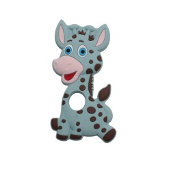 Massaggiagengive Giraffa in silicone – Accessorio dolce e sicuro per neonati e creazioni handmade