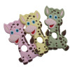 Massaggiagengive Giraffa in silicone – Accessorio dolce e sicuro per neonati e creazioni handmade