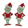 Massaggiagengive Grinch in silicone – Accessorio creativo per neonati e creazioni handmade
