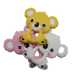 Massaggiagengive Koala in silicone – Accessorio dolce e sicuro per neonati e creazioni handmade