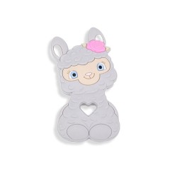 Massaggiagengive Lama in silicone – Accessorio sicuro e creativo per neonati e handmade