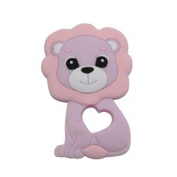 Massaggiagengive Leone in silicone – Accessorio sicuro e giocoso per neonati e creazioni handmade