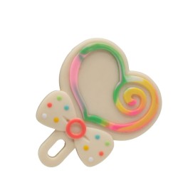 Massaggiagengive Lollipop in silicone personalizzabile – Colorato, sicuro e perfetto per creazioni handmade