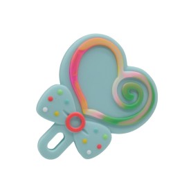 Massaggiagengive Lollipop in silicone personalizzabile – Colorato, sicuro e perfetto per creazioni handmade
