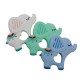 Massaggiagengive Elefante in silicone – Accessorio sicuro e creativo per neonati handmade