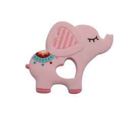 Massaggiagengive Elefante in silicone – Accessorio sicuro e creativo per neonati handmade