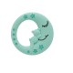 Massaggiagengive Orsetto sulla Luna in Silicone – Accessorio Sicuro per Creazioni Handmade