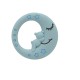 Massaggiagengive Orsetto sulla Luna in Silicone – Accessorio Sicuro per Creazioni Handmade