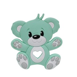 Massaggiagengive Orso in silicone – Accessorio tenero e sicuro per neonati e handmade