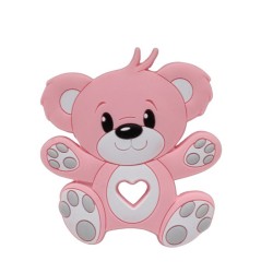 Massaggiagengive Orso in silicone – Accessorio tenero e sicuro per neonati e handmade