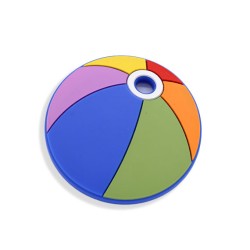 Massaggiagengive Palloni da Spiaggia in silicone personalizzabile – Accessorio sicuro e divertente per neonati