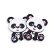 Massaggiagengive Panda in silicone – Accessorio tenero e sicuro per neonati e creazioni handmade