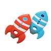 Massaggiagengive Razzo in silicone – Accessorio spaziale per neonati e creazioni handmade
