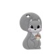 Massaggiagengive Scoiattolo in Silicone – Sicuro, Anallergico, Ideale per Creazioni Handmade