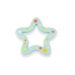 Massaggiagengive Stella in silicone – Accessorio sicuro e creativo per neonati e articoli handmade
