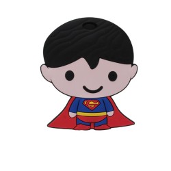 Massaggiagengive Superman in silicone – Accessorio sicuro e creativo per piccoli supereroi