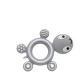 Massaggiagengive Tartaruga in Silicone Anallergico – Accessorio Sicuro per Creazioni Baby
