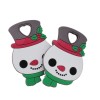 Massaggiagengive Testa Pupazzo di Neve Natalizio in Silicone – ARTEKIDS