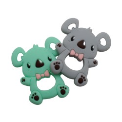 Massaggiagengive Koala in Silicone Atossico – Accessorio Sicuro per Neonati e Creazioni Fai da Te