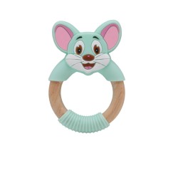 Massaggiagengive Topo in Silicone Anallergico – Accessorio per Neonati e Creazioni Fai-da-Te