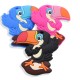 Massaggiagengive Tucano in silicone – Accessorio tropicale per neonati e creazioni handmade
