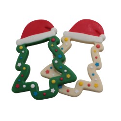 Massaggiagengive Albero di Natale in Silicone – Accessorio Sicuro per Creazioni Fai da Te