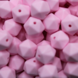 Ottagoni 14 mm in Silicone con Foro Passante per Catenelle Portaciuccio