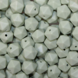 Ottagoni 14 mm in Silicone con Foro Passante per Catenelle Portaciuccio