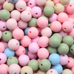 Palline 12mm Lucide in Materiale Atossico – Accessori per Creazioni Baby