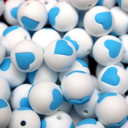 Palline con Cuore in Silicone 12mm – Atossiche e Resistenti ARTEKIDS