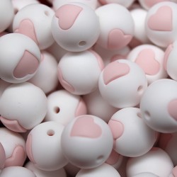 Palline con Cuore in Silicone 12mm – Atossiche e Resistenti ARTEKIDS