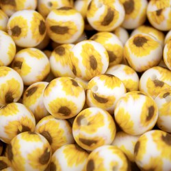 Palline Floreali 15mm in Silicone Atossico – ARTEKIDS