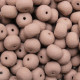 Palline in silicone effetto ricamo